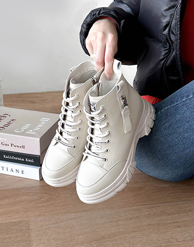 [소가죽] 역대급 키높이 하이탑 6cm (1202J8)