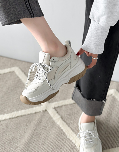 [소가죽] 청키 스니커즈 5cm (717X5)