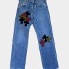 리바이스 501 3D 크로스 니트 모티프 팬츠