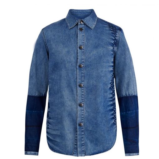 타이드 워시드 데님 셔츠 S25TDS01B