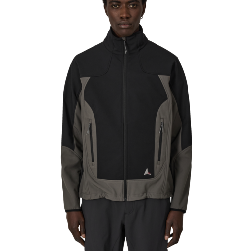 오크 소프트쉘 재킷 블랙 다크 그레이 RBMW0500FA334