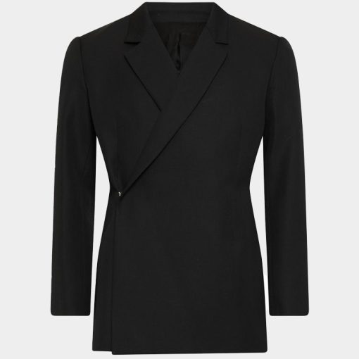 EGON LAB EGONIC 더블 브레스티드 재킷 블랙 - SS23 BL 002 D