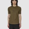 심리스 티셔츠 다크 올리브